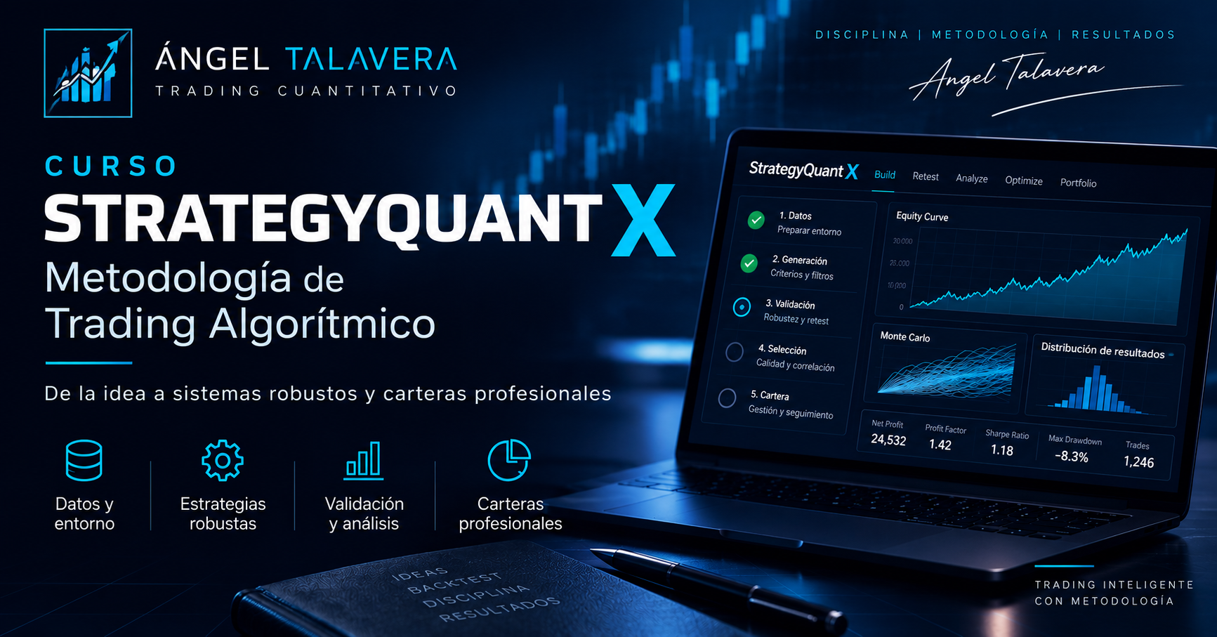 Curso StrategyQuant X en Español Angel Talavera